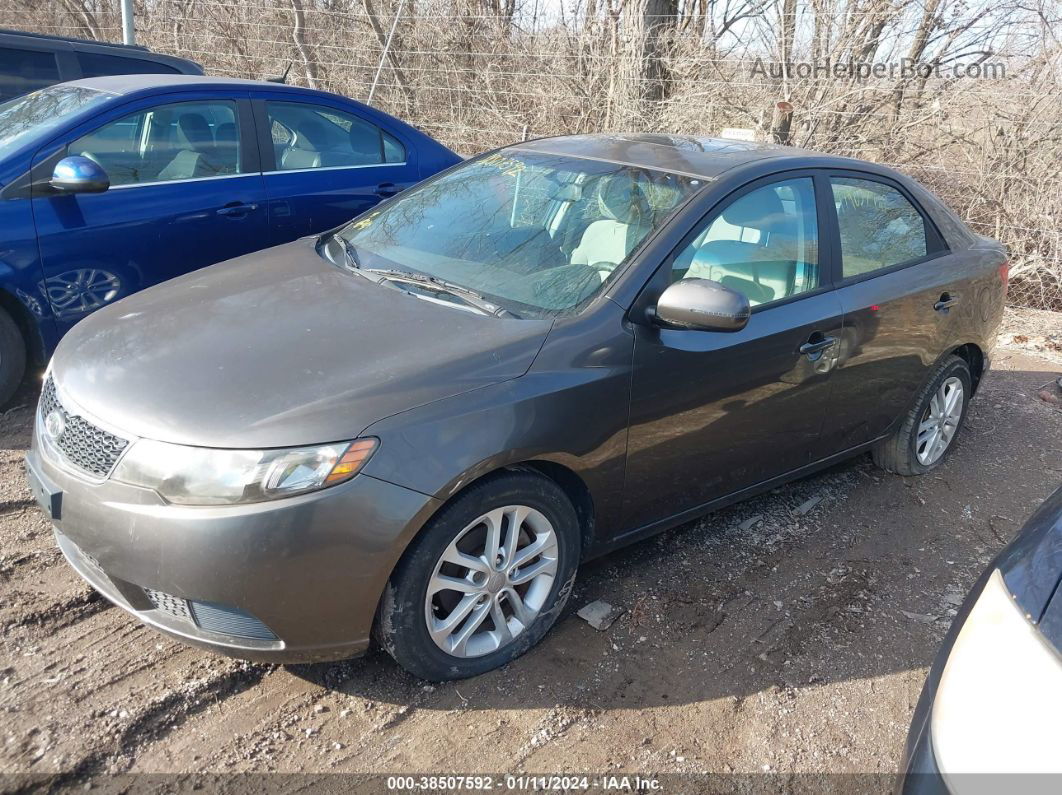 2012 Kia Forte Ex Gray vin: KNAFU4A21C5553394