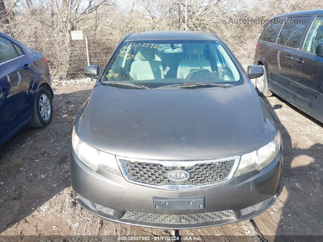 2012 Kia Forte Ex Gray vin: KNAFU4A21C5553394