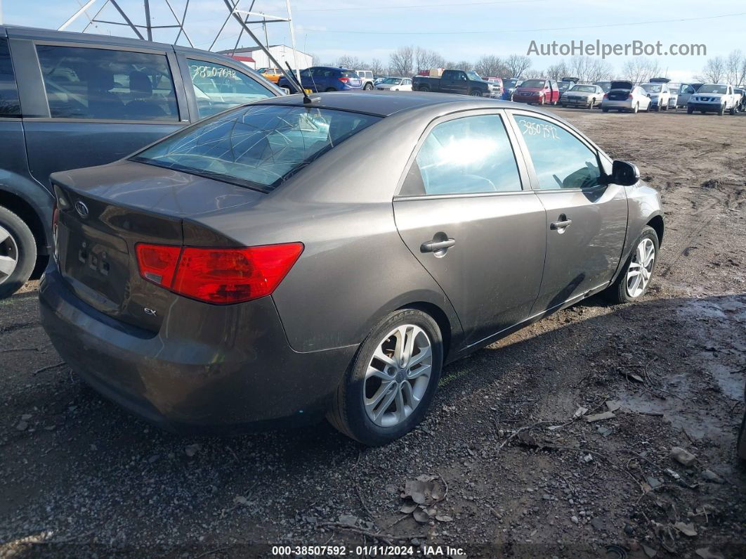 2012 Kia Forte Ex Gray vin: KNAFU4A21C5553394