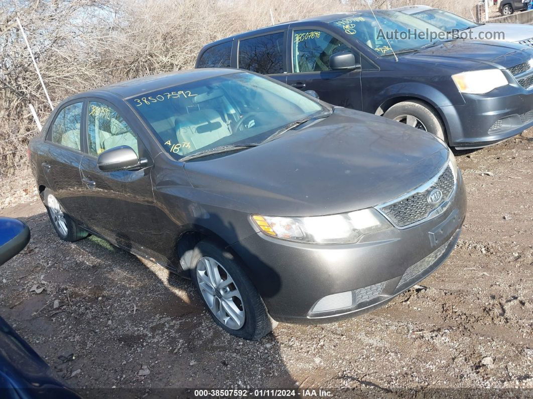 2012 Kia Forte Ex Серый vin: KNAFU4A21C5553394