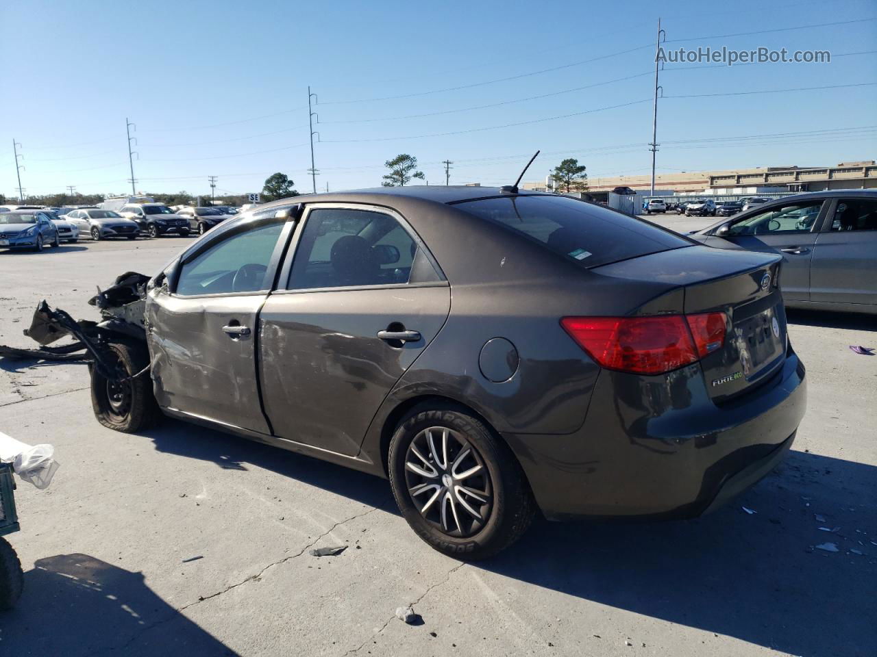 2012 Kia Forte Ex Charcoal vin: KNAFU4A21C5584130