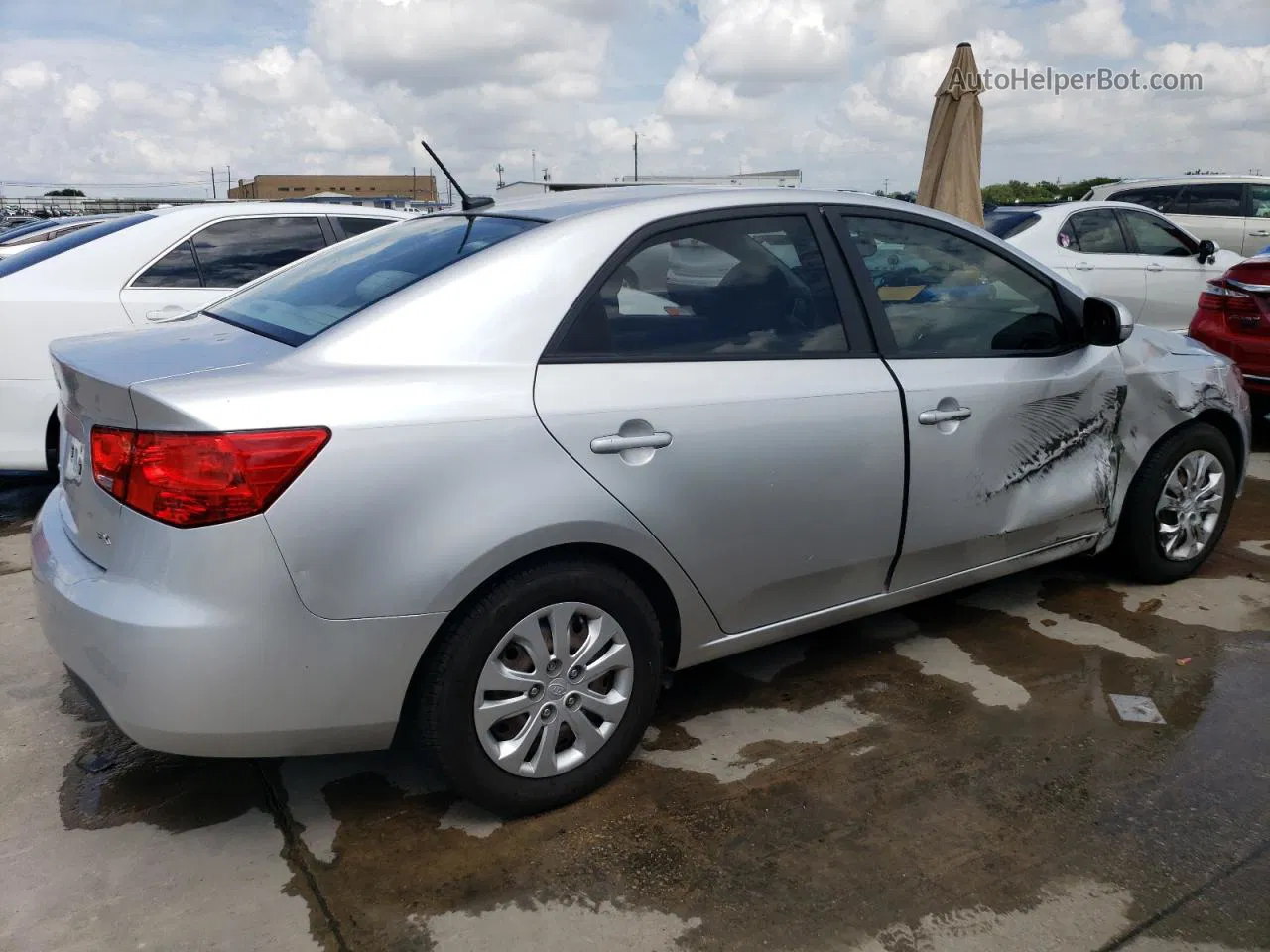 2012 Kia Forte Ex Silver vin: KNAFU4A21C5621693