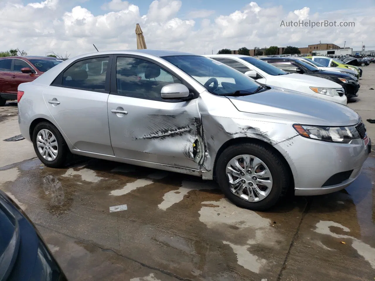 2012 Kia Forte Ex Silver vin: KNAFU4A21C5621693