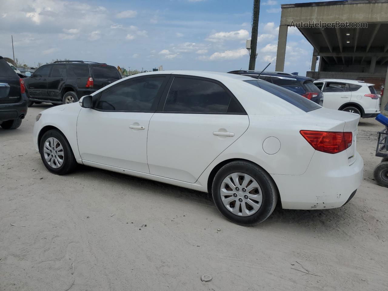 2012 Kia Forte Ex Белый vin: KNAFU4A21C5635495