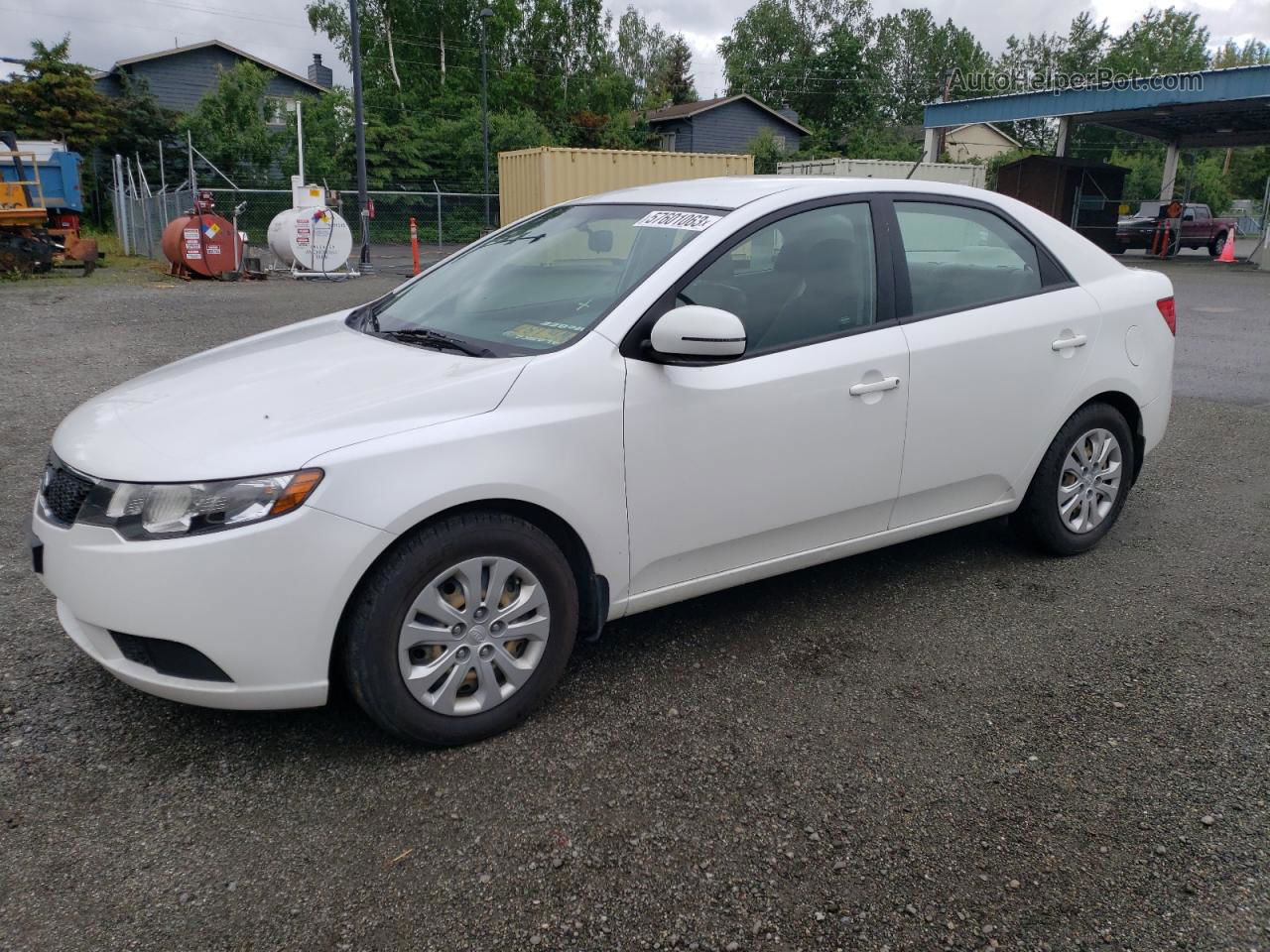 2012 Kia Forte Ex White vin: KNAFU4A22C5479855