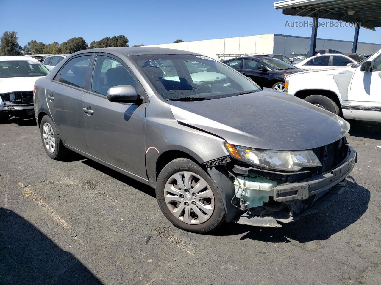 2012 Kia Forte Ex Gray vin: KNAFU4A22C5482805