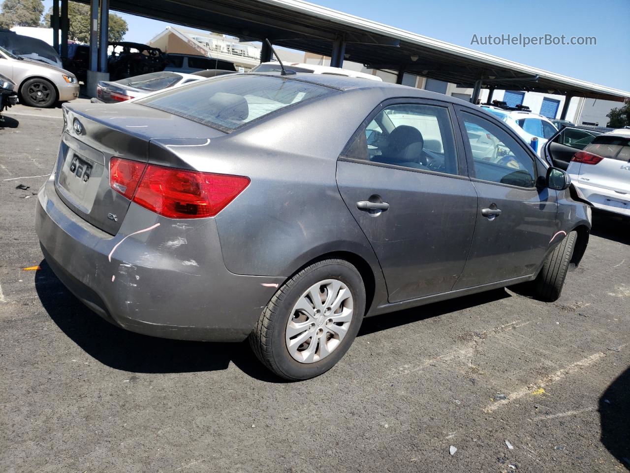 2012 Kia Forte Ex Gray vin: KNAFU4A22C5482805