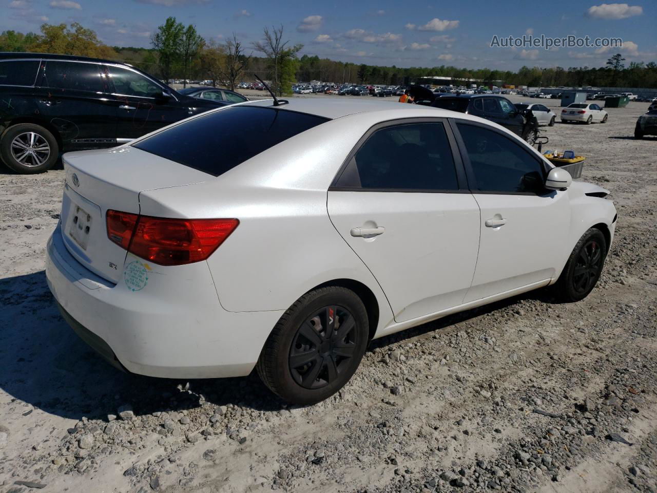 2012 Kia Forte Ex White vin: KNAFU4A22C5512725