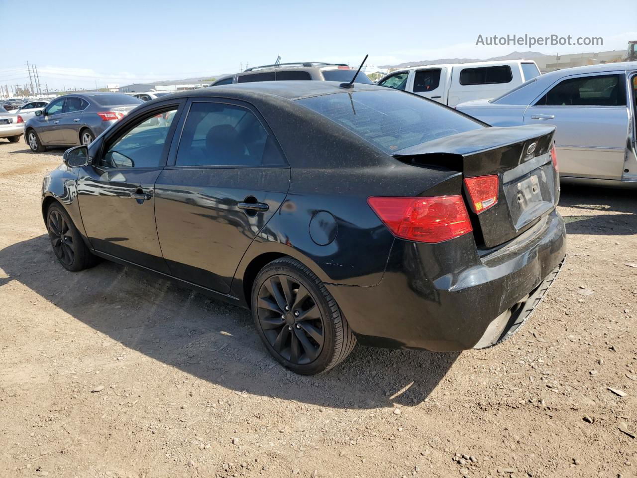 2012 Kia Forte Ex Черный vin: KNAFU4A22C5536734