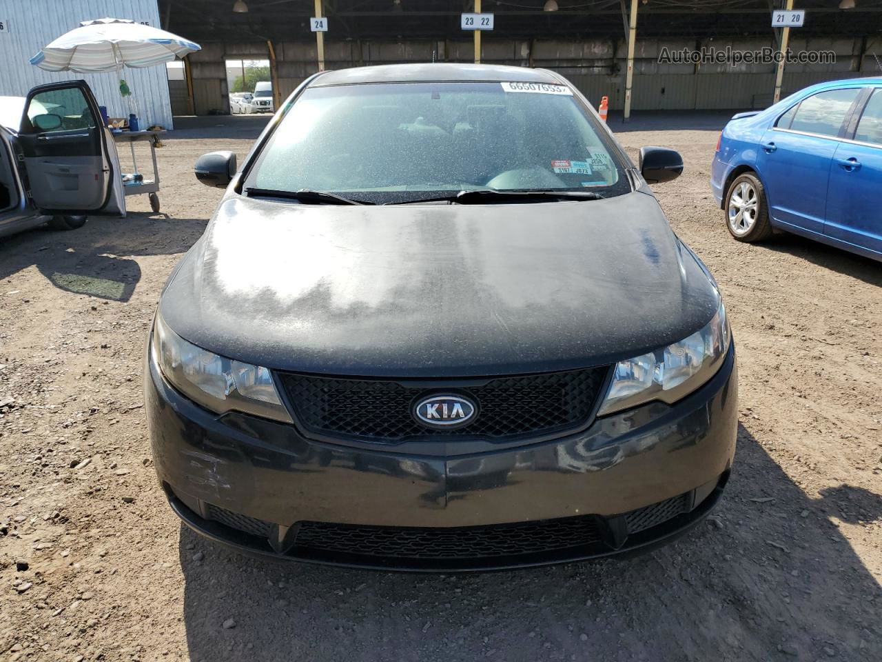 2012 Kia Forte Ex Черный vin: KNAFU4A22C5536734