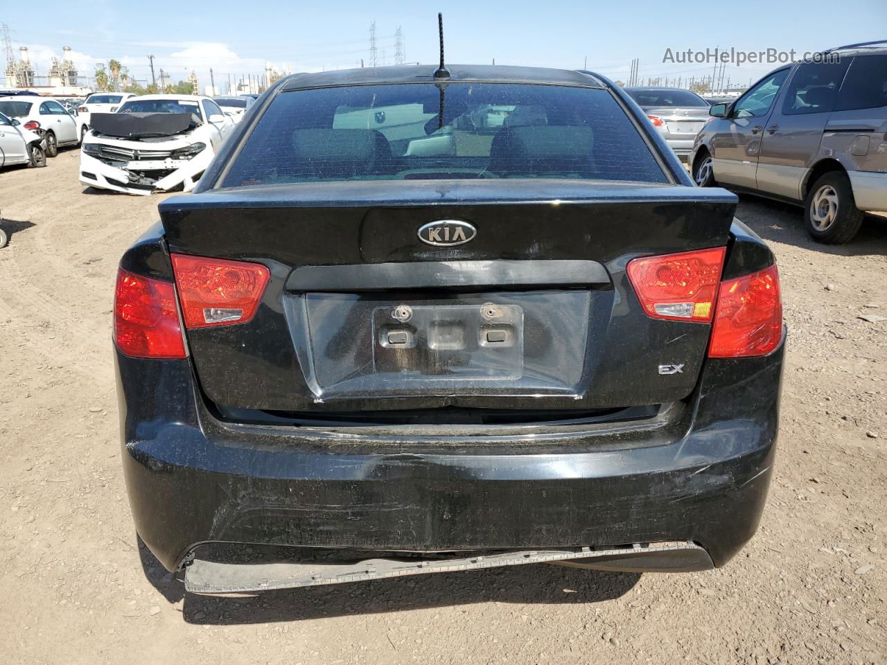 2012 Kia Forte Ex Черный vin: KNAFU4A22C5536734