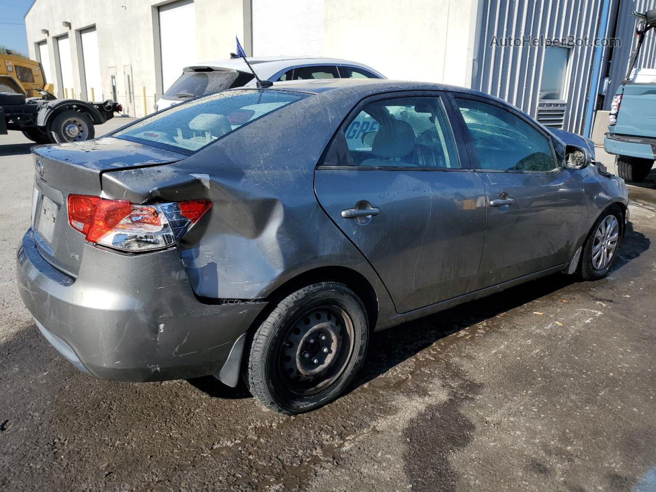 2012 Kia Forte Ex Gray vin: KNAFU4A22C5601288