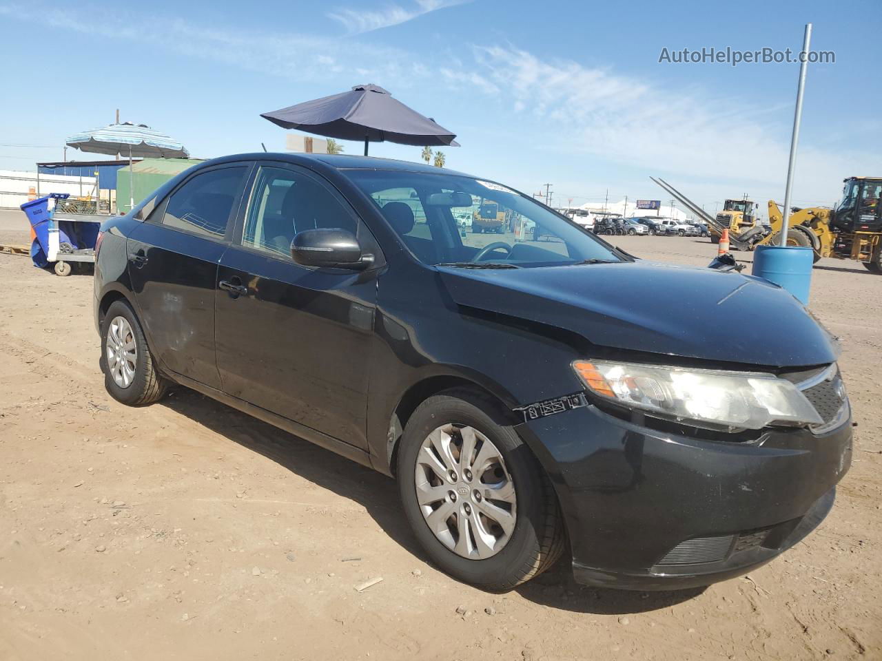 2012 Kia Forte Ex Черный vin: KNAFU4A22C5616633