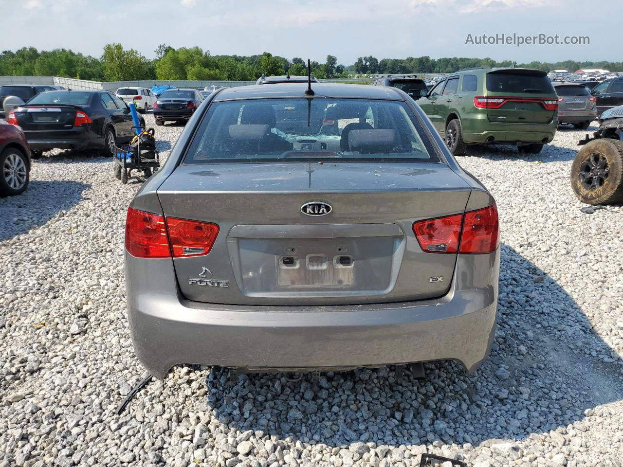 2012 Kia Forte Ex Gray vin: KNAFU4A22C5629852