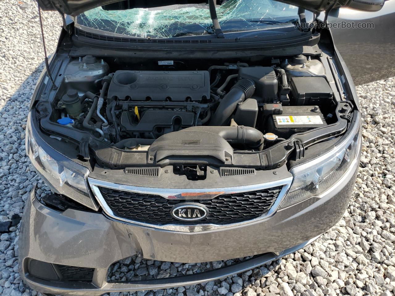 2012 Kia Forte Ex Gray vin: KNAFU4A22C5629852