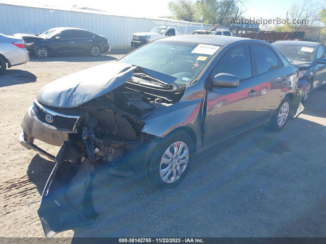 2012 Kia Forte Ex Gray vin: KNAFU4A23C5548987