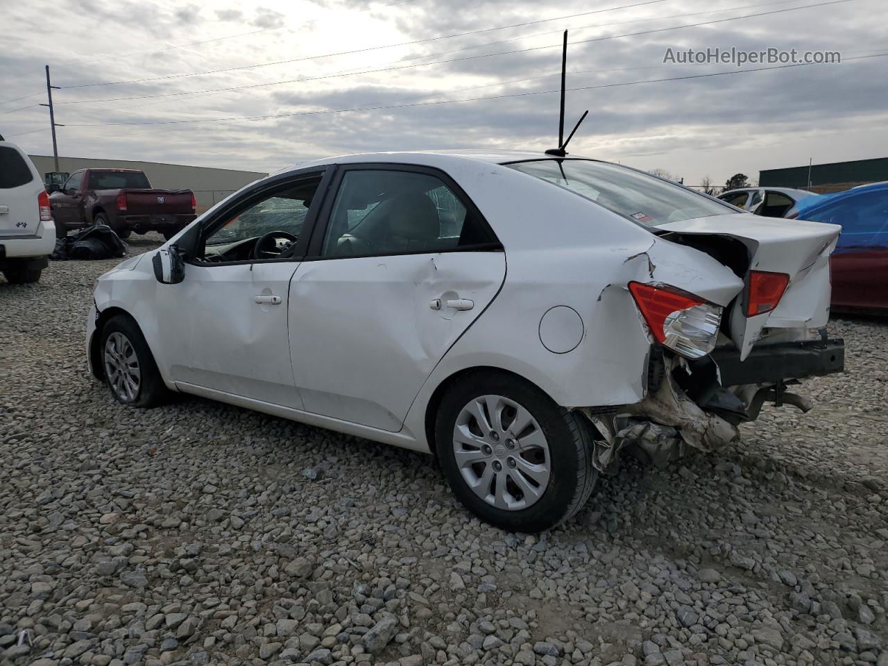 2012 Kia Forte Ex White vin: KNAFU4A23C5559102