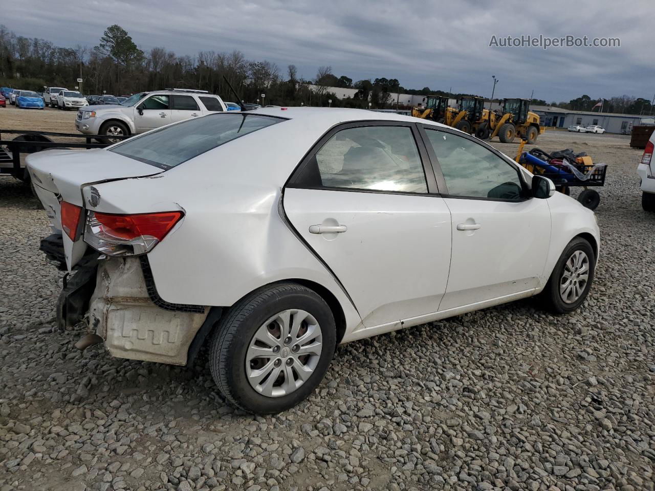 2012 Kia Forte Ex White vin: KNAFU4A23C5559102