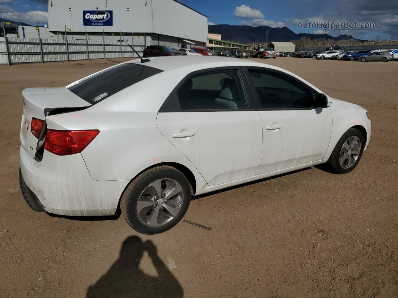 2012 Kia Forte Ex White vin: KNAFU4A23C5561643