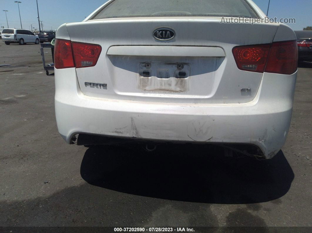 2012 Kia Forte Ex Белый vin: KNAFU4A23C5582850