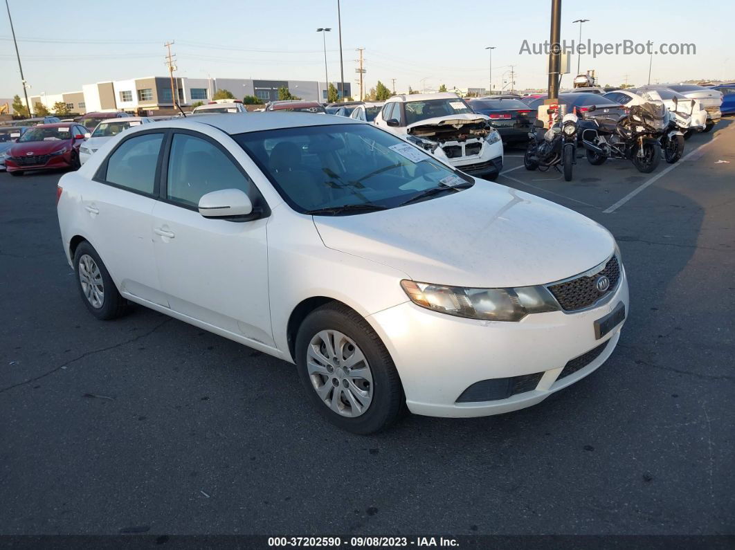 2012 Kia Forte Ex White vin: KNAFU4A23C5582850