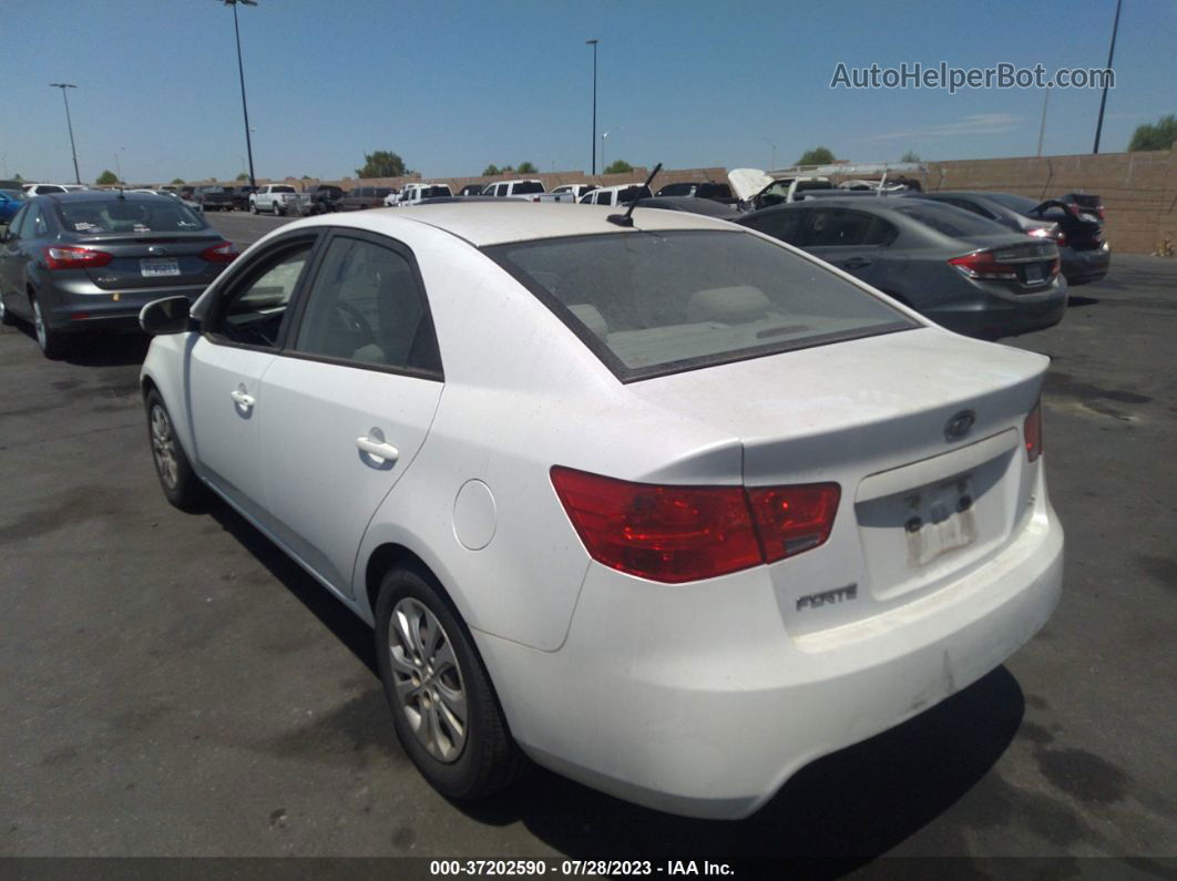 2012 Kia Forte Ex Белый vin: KNAFU4A23C5582850