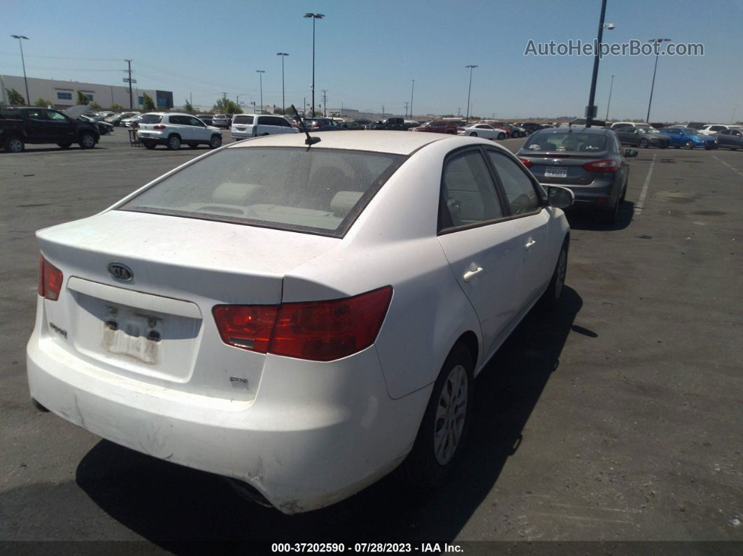 2012 Kia Forte Ex White vin: KNAFU4A23C5582850