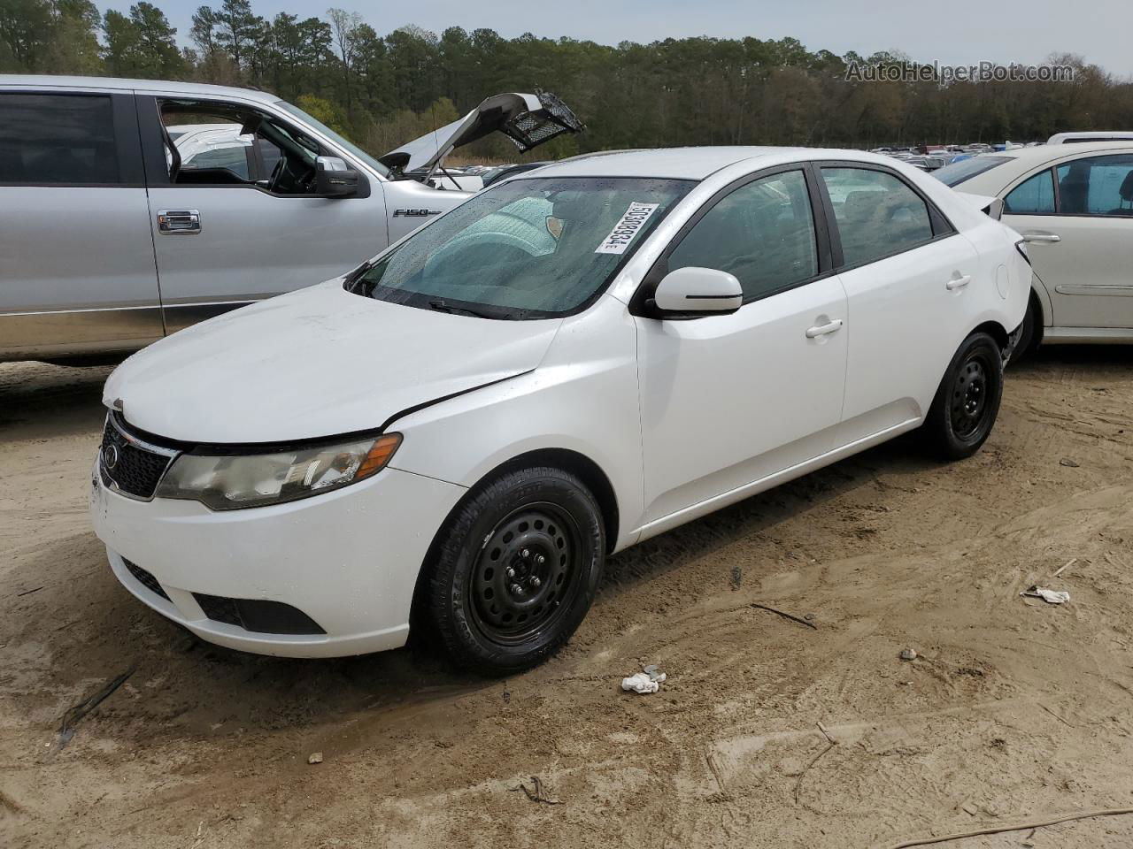 2012 Kia Forte Ex Белый vin: KNAFU4A23C5588017