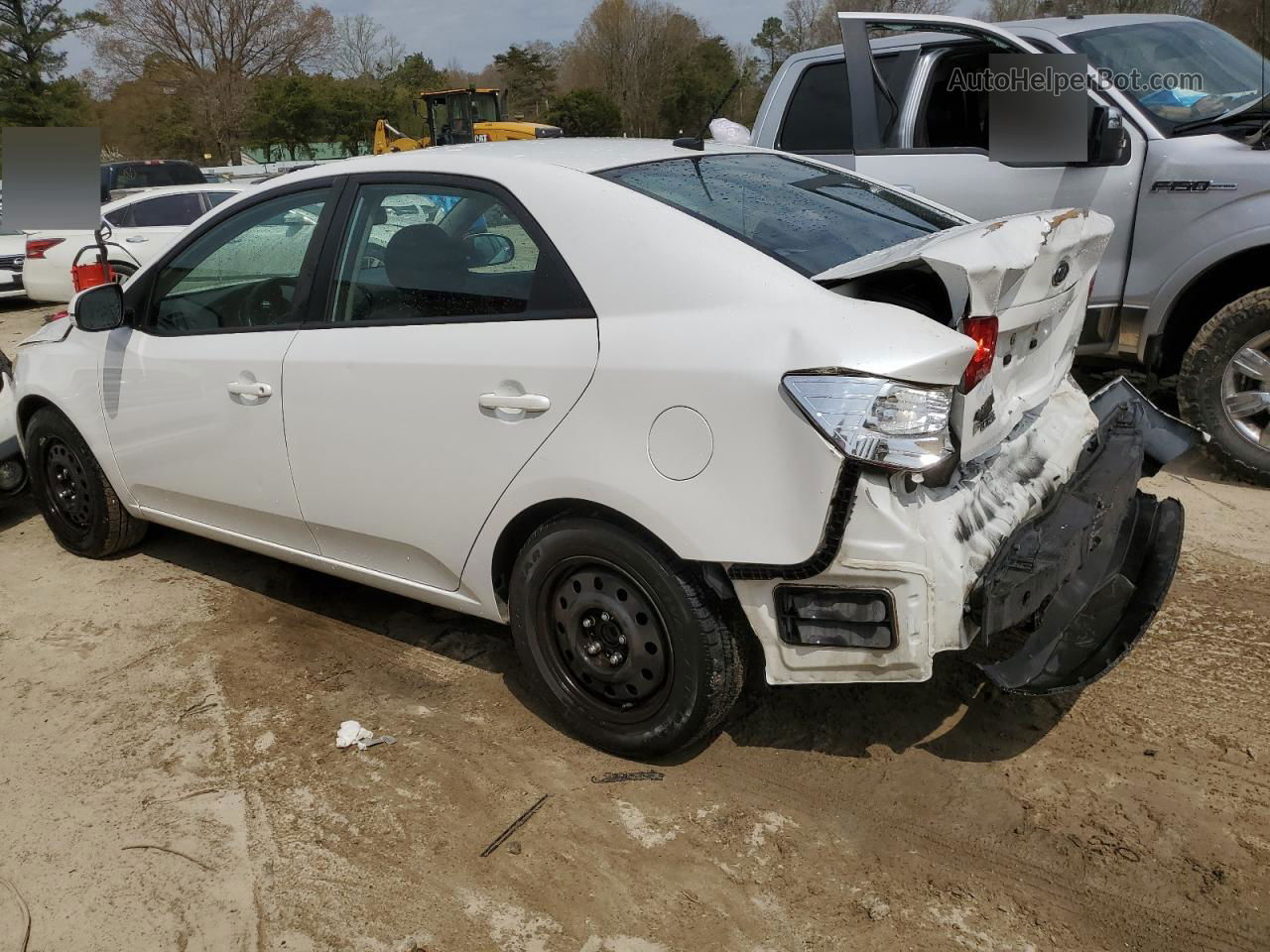 2012 Kia Forte Ex Белый vin: KNAFU4A23C5588017