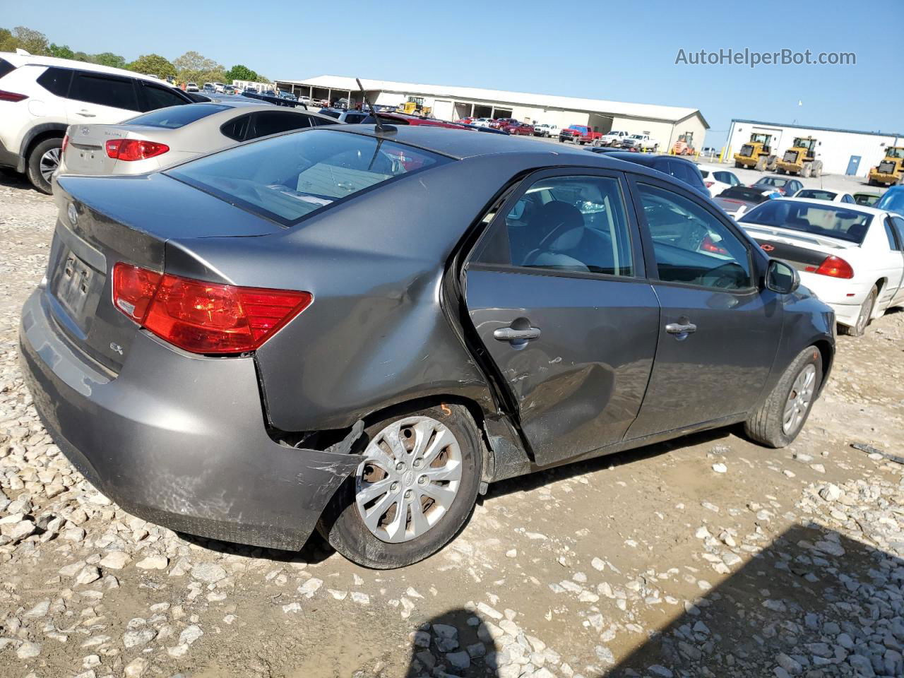 2012 Kia Forte Ex Серый vin: KNAFU4A23C5591757