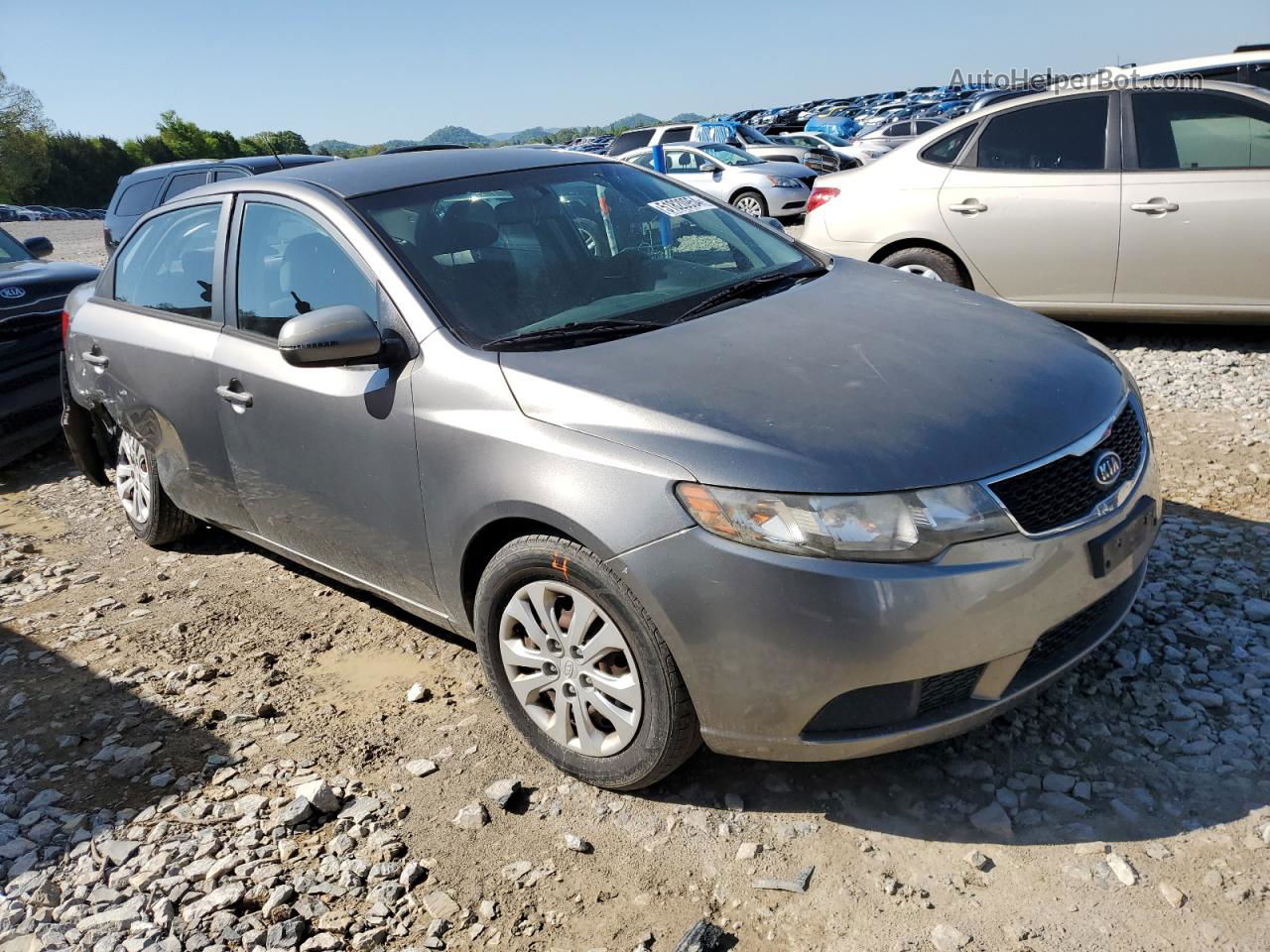 2012 Kia Forte Ex Gray vin: KNAFU4A23C5591757