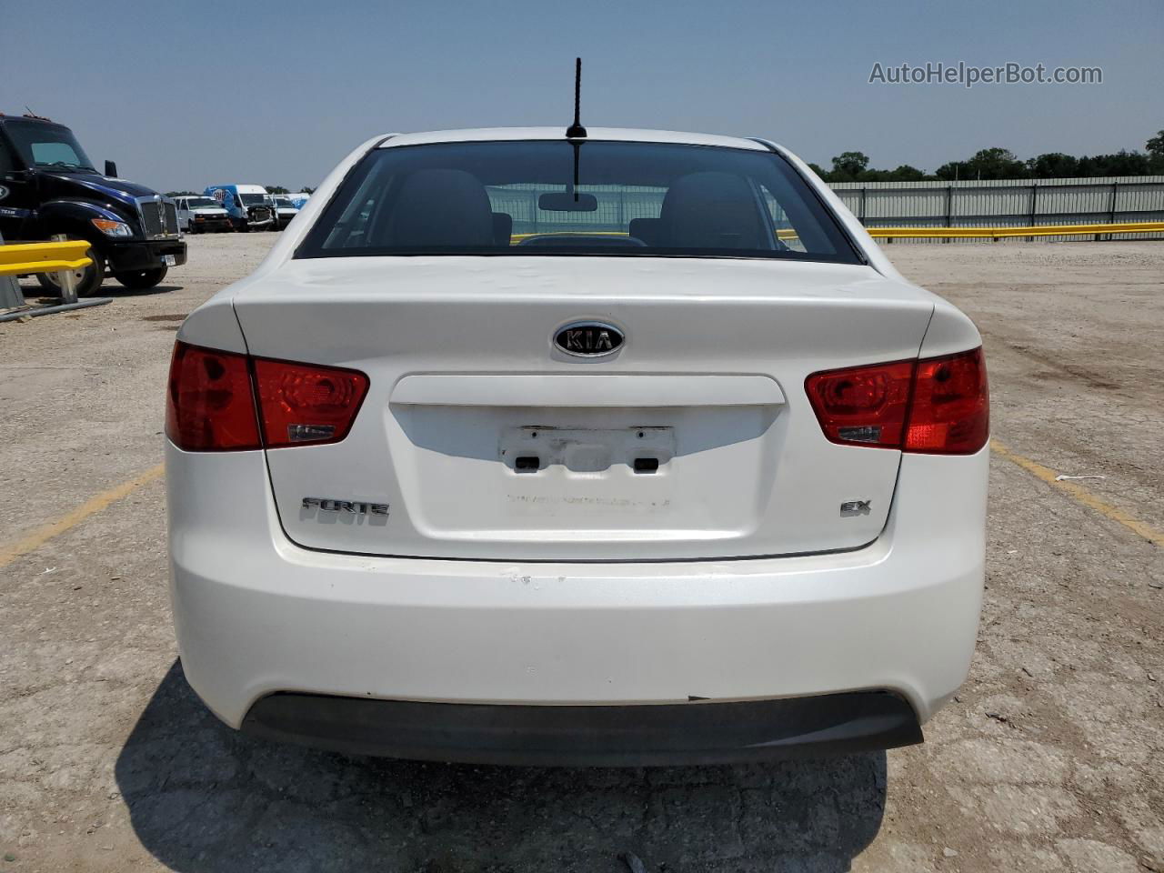 2012 Kia Forte Ex White vin: KNAFU4A23C5635501