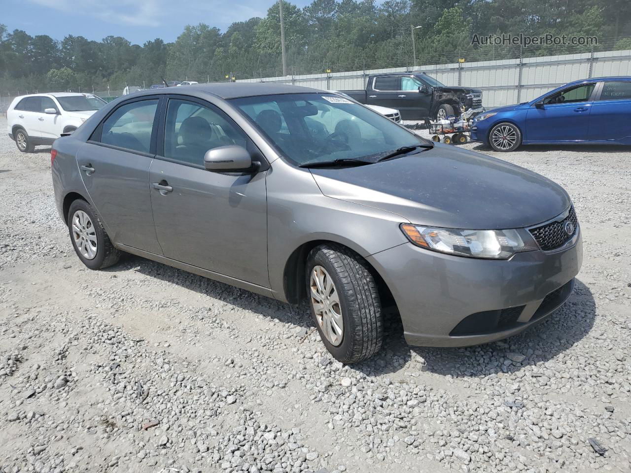 2012 Kia Forte Ex Серый vin: KNAFU4A24C5478884