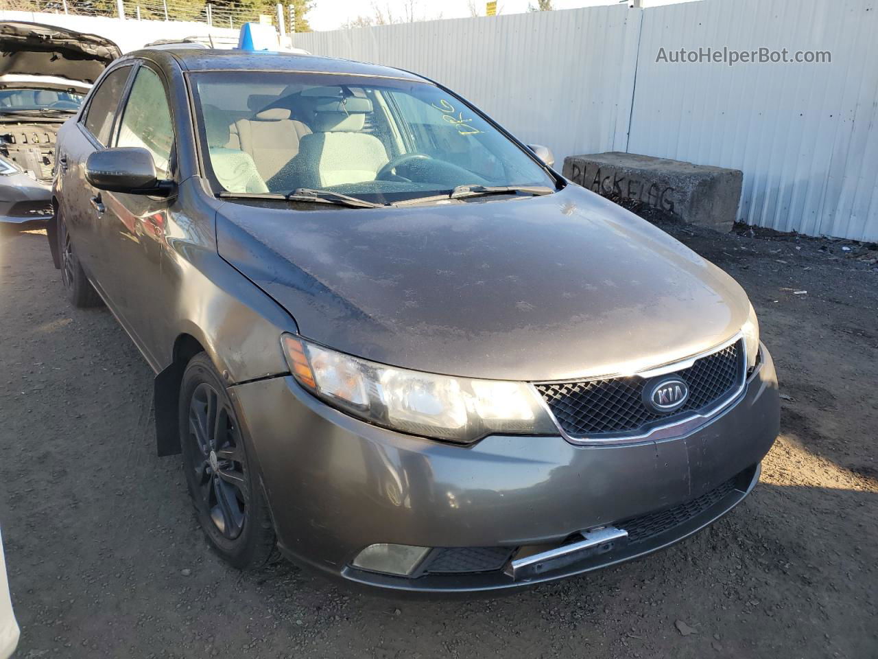 2012 Kia Forte Ex Gray vin: KNAFU4A24C5481753