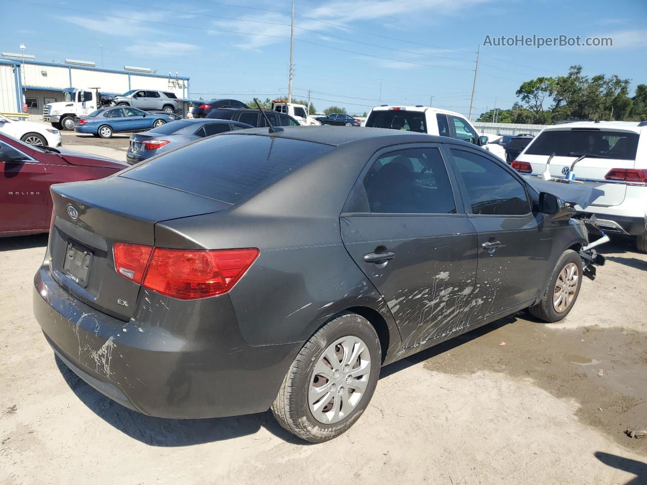 2012 Kia Forte Ex Серый vin: KNAFU4A24C5532247