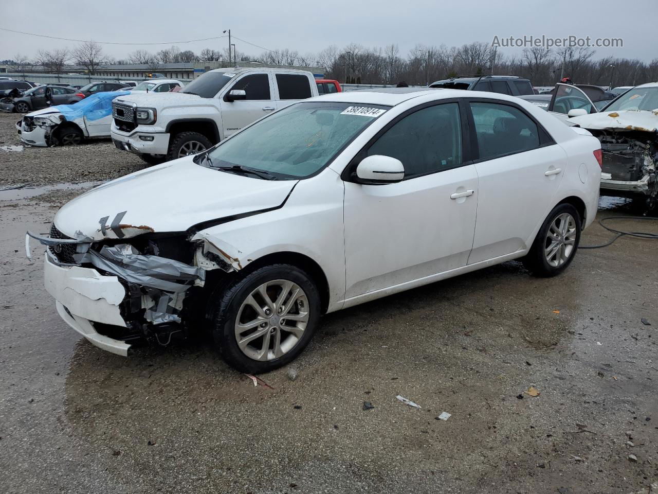 2012 Kia Forte Ex White vin: KNAFU4A24C5568309