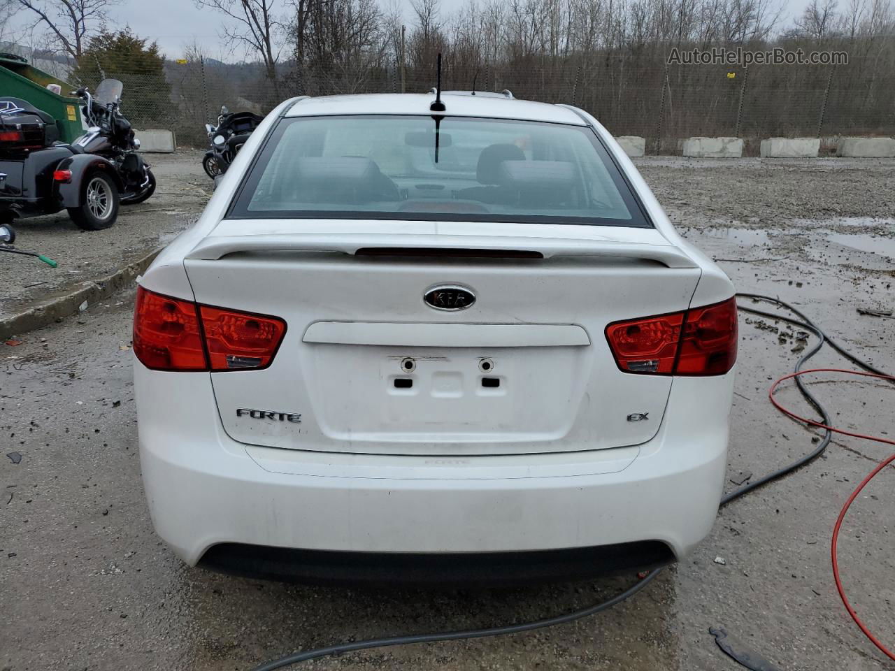 2012 Kia Forte Ex White vin: KNAFU4A24C5568309