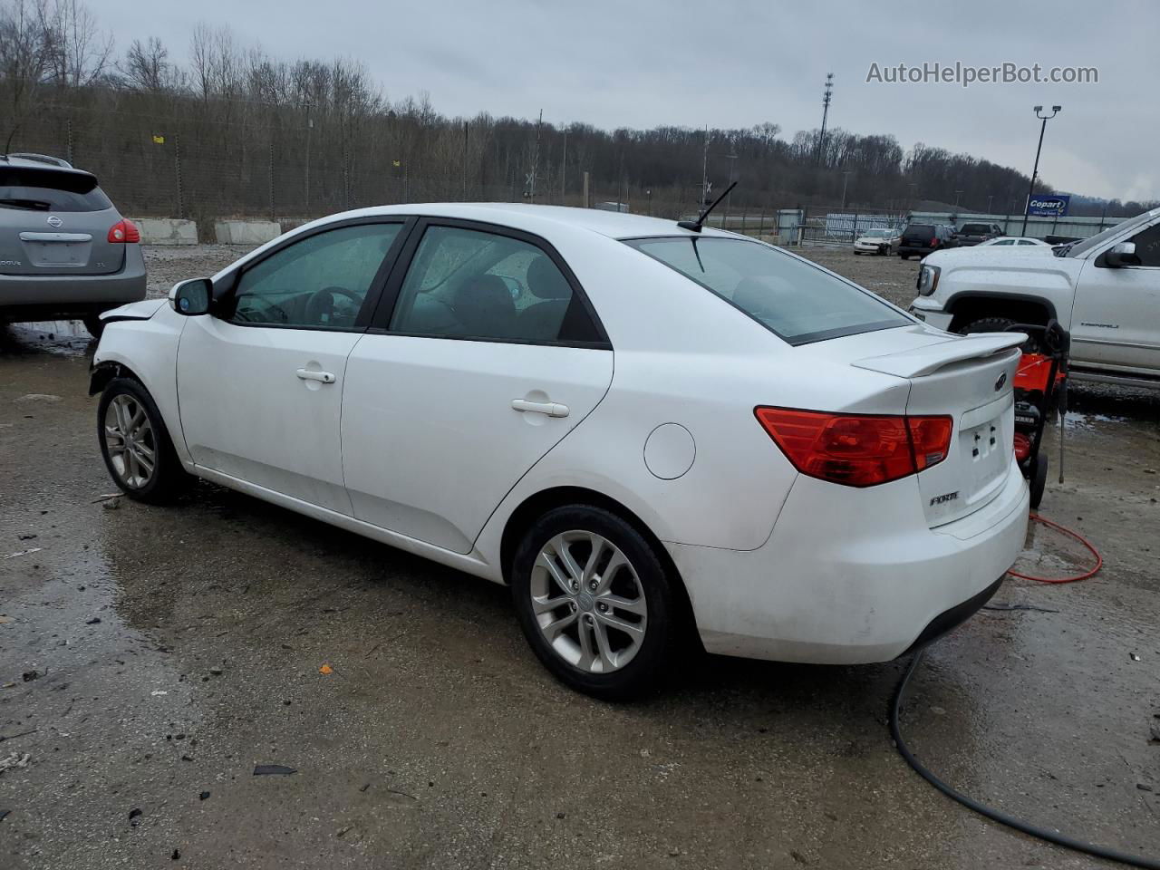 2012 Kia Forte Ex Белый vin: KNAFU4A24C5568309