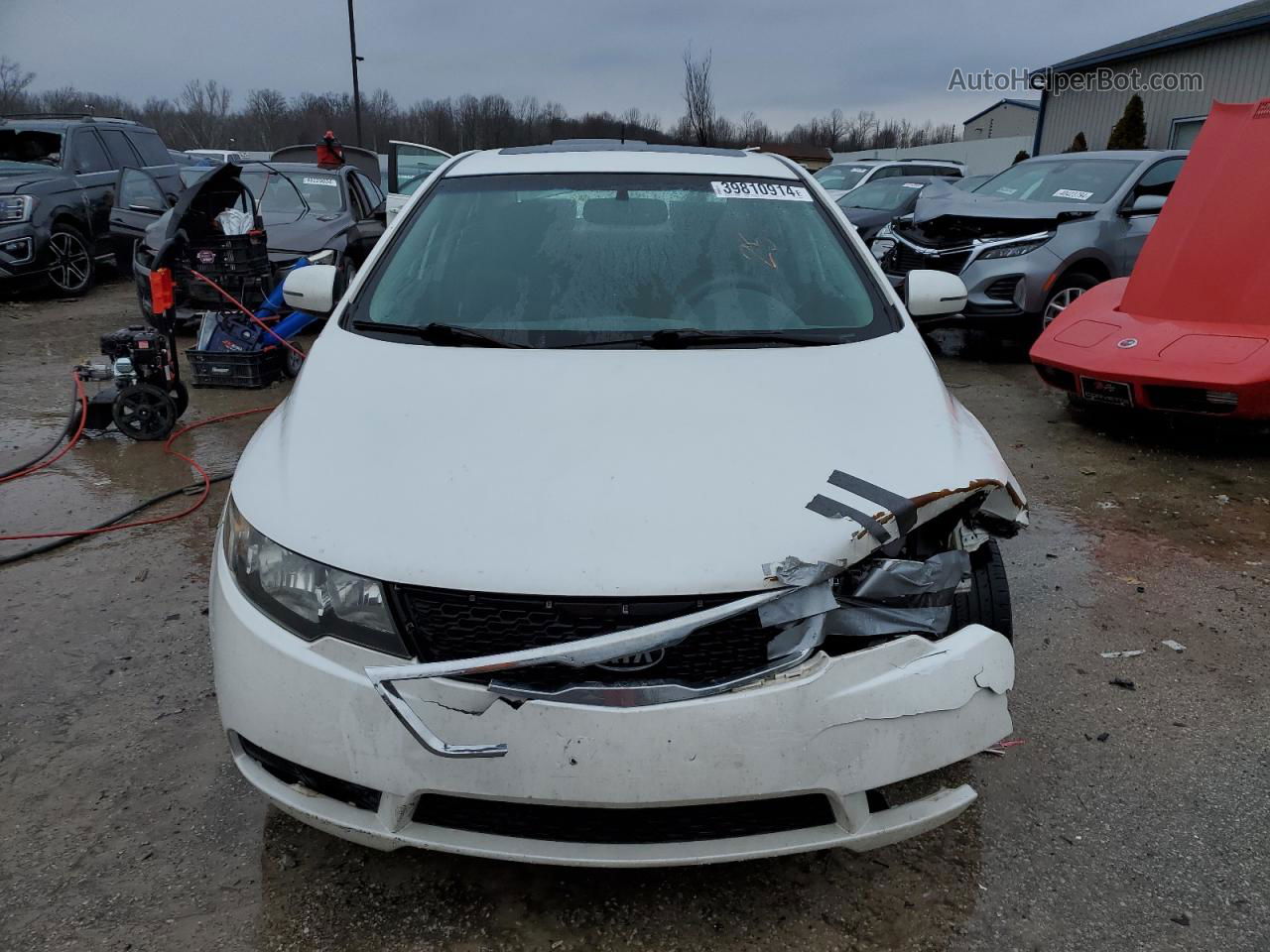 2012 Kia Forte Ex White vin: KNAFU4A24C5568309