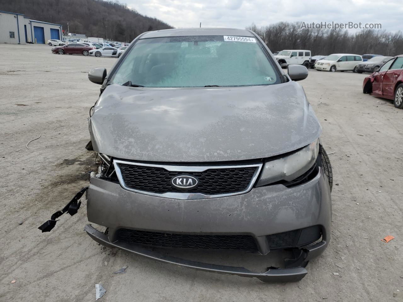 2012 Kia Forte Ex Charcoal vin: KNAFU4A24C5568956