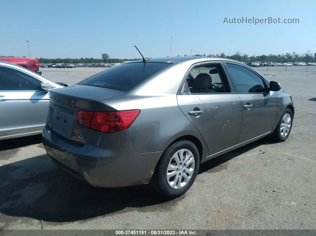 2012 Kia Forte Ex Gray vin: KNAFU4A24C5575146