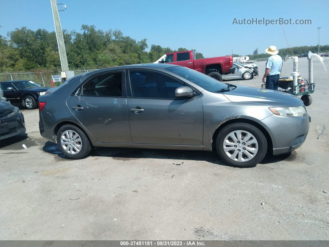 2012 Kia Forte Ex Gray vin: KNAFU4A24C5575146