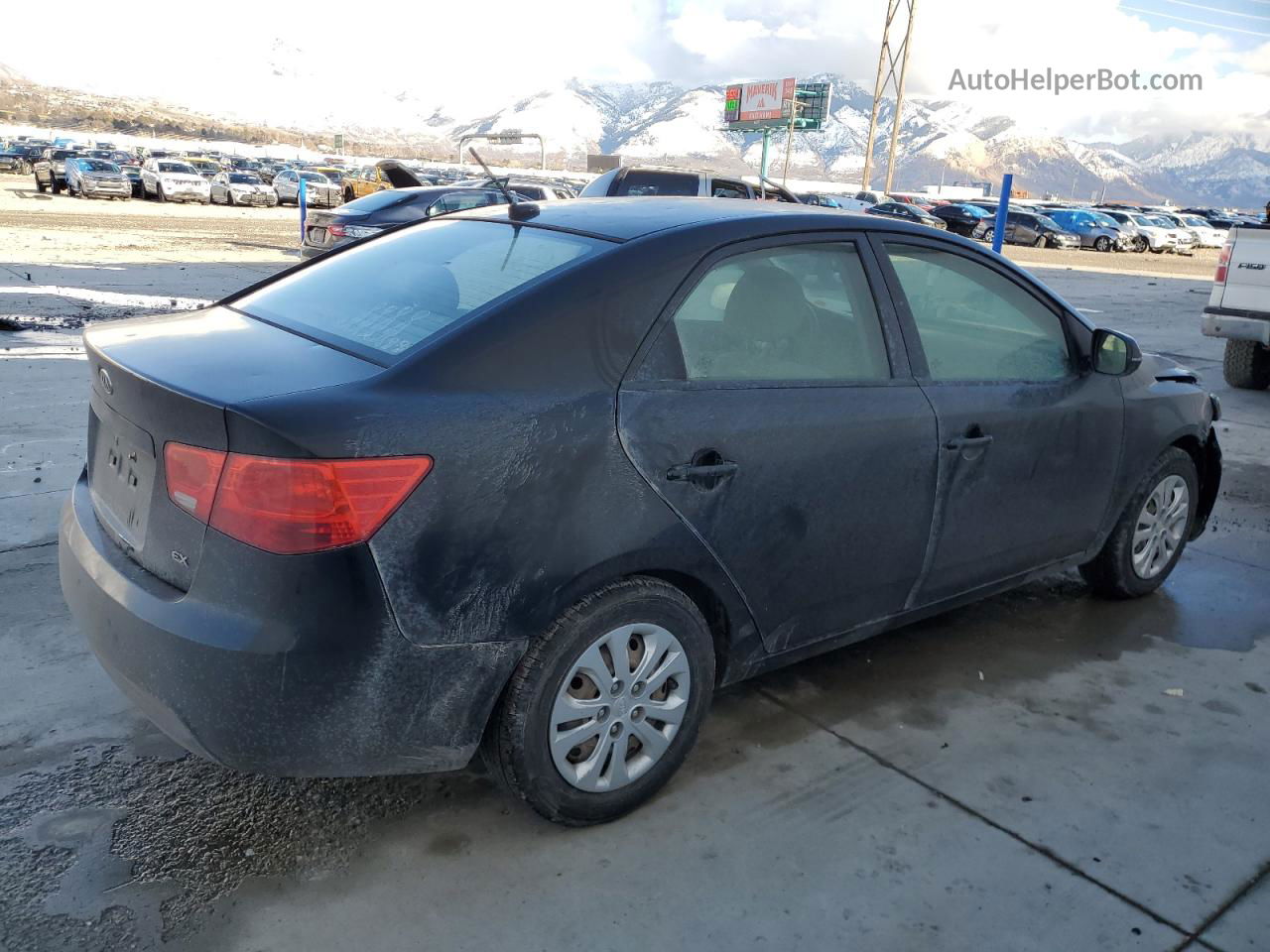 2012 Kia Forte Ex Черный vin: KNAFU4A24C5577169