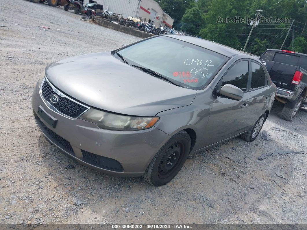 2012 Kia Forte Ex Gray vin: KNAFU4A24C5580962