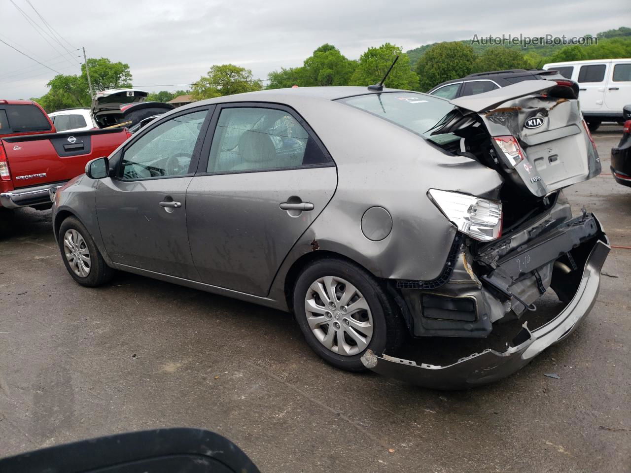 2012 Kia Forte Ex Gray vin: KNAFU4A24C5605004