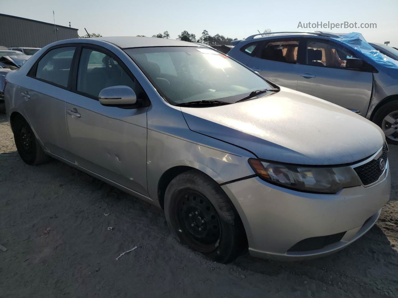 2012 Kia Forte Ex Серебряный vin: KNAFU4A24C5612938