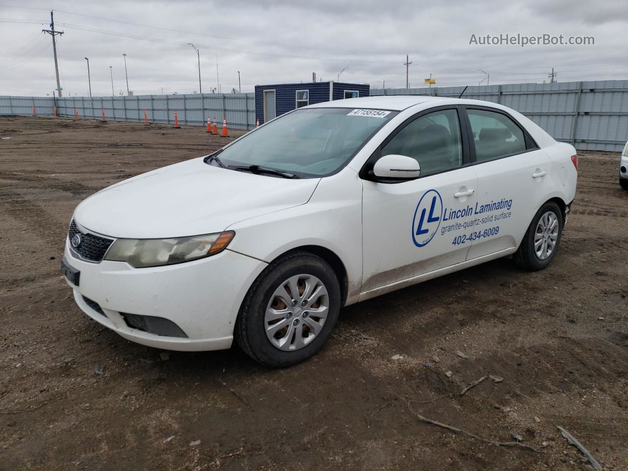 2012 Kia Forte Ex White vin: KNAFU4A24C5621140