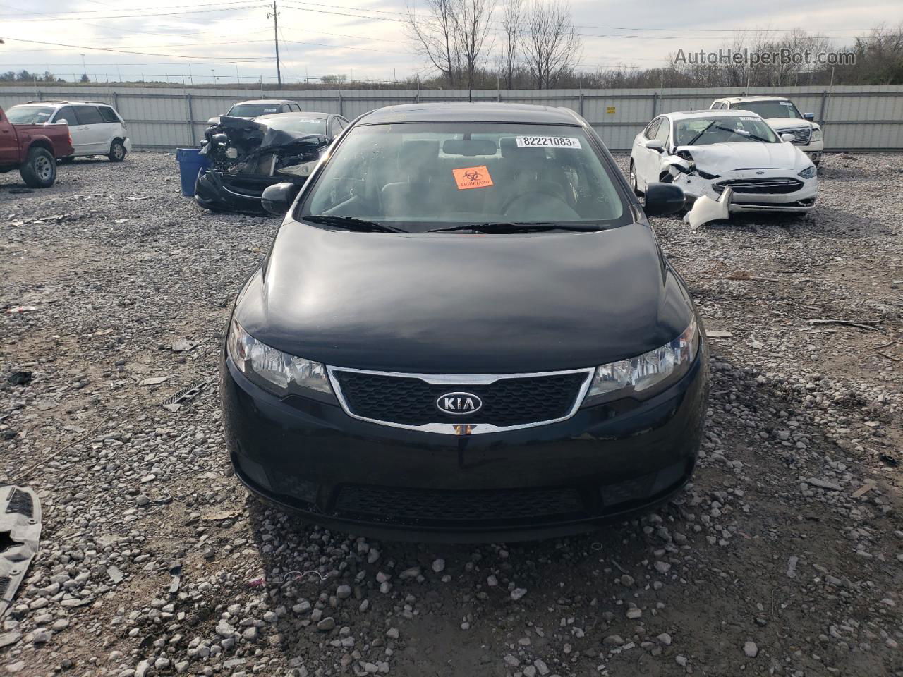 2012 Kia Forte Ex Черный vin: KNAFU4A24C5625463