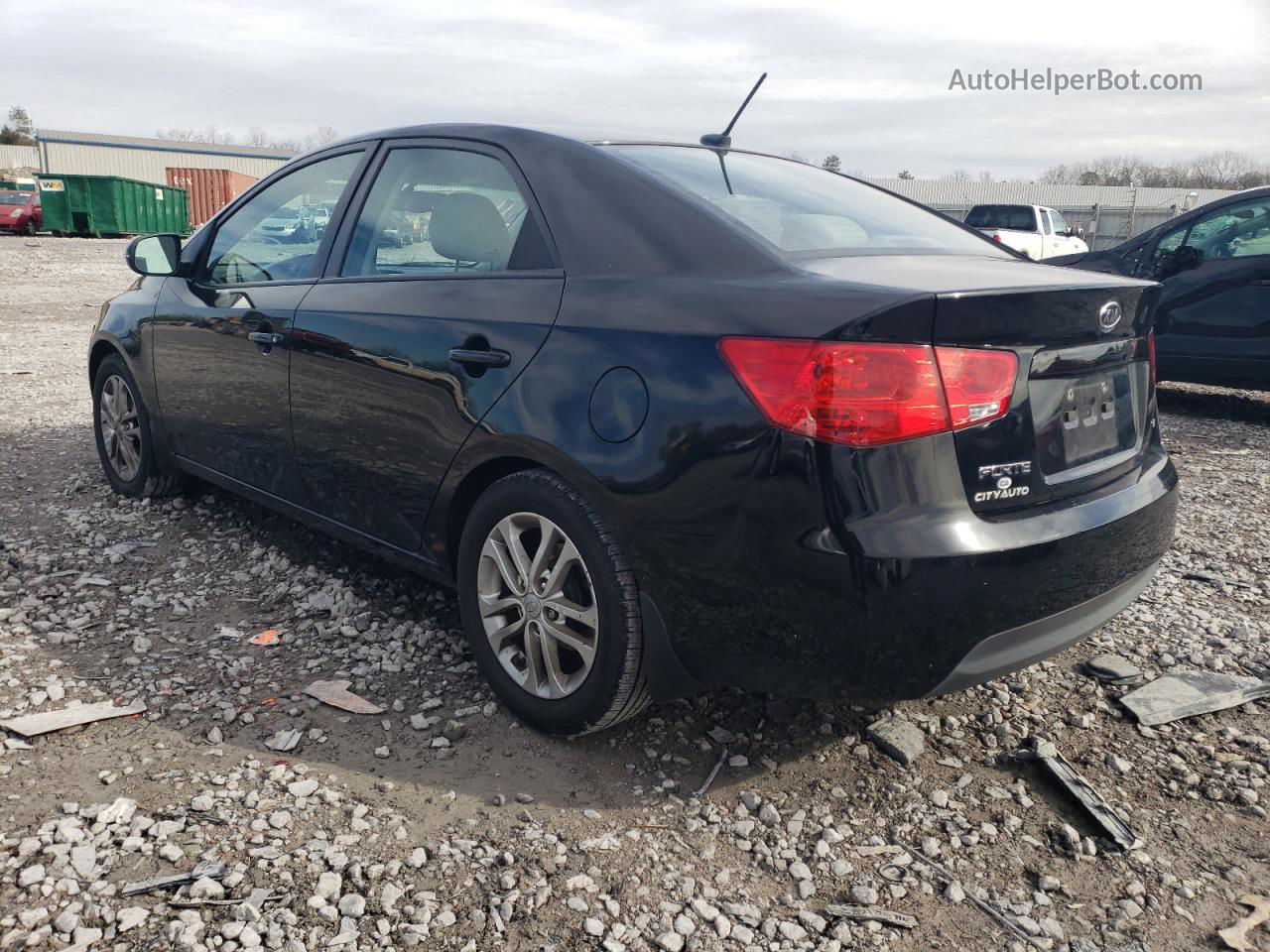 2012 Kia Forte Ex Черный vin: KNAFU4A24C5625463