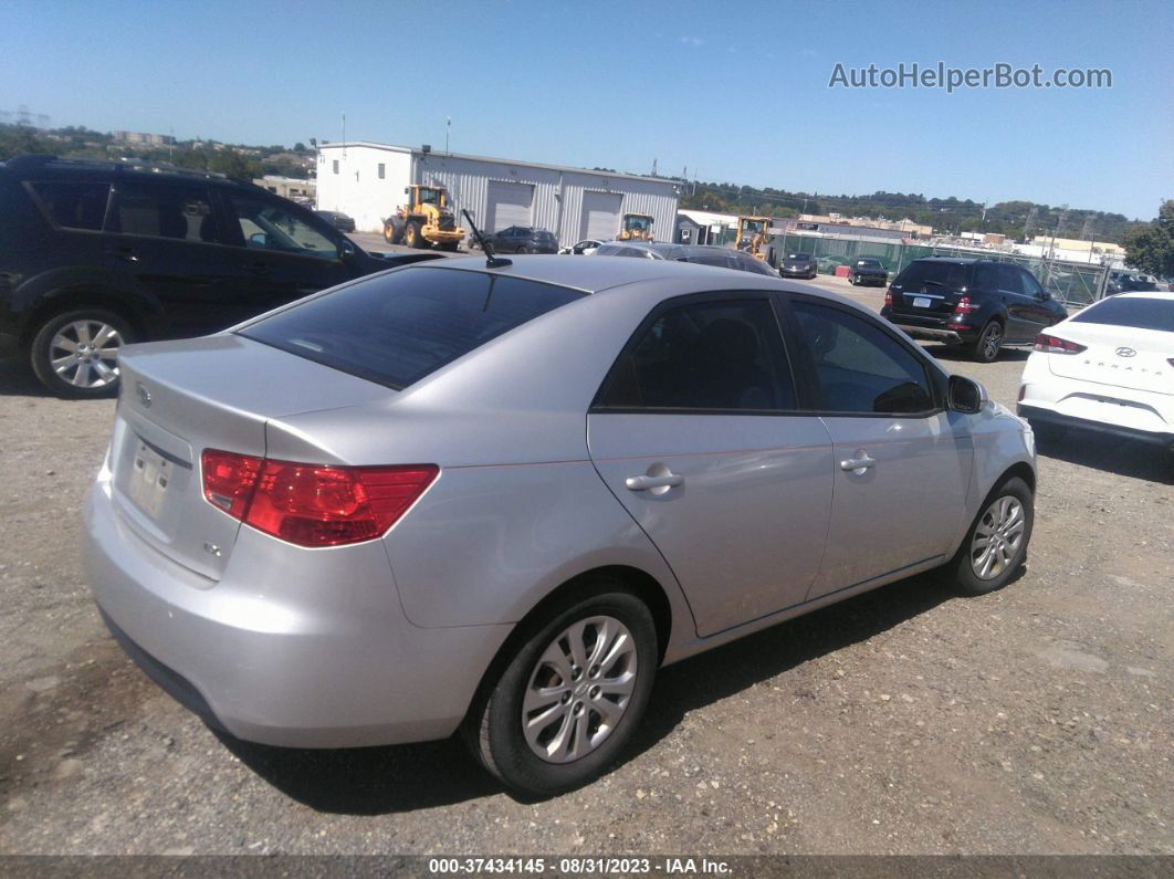 2012 Kia Forte Ex Silver vin: KNAFU4A25C5499419